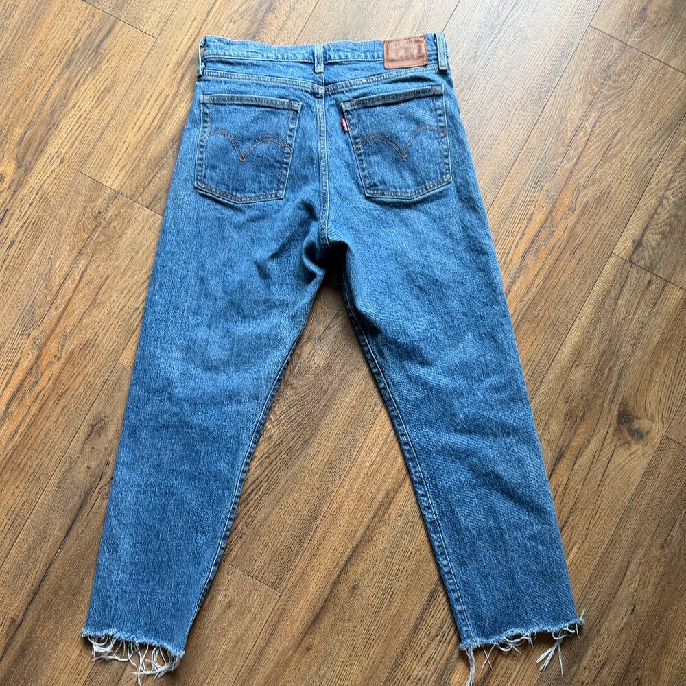 Levis Wedgie Straight Jeans Wedgie Did It Wash Medium Size 28 - Picture 4 of 6